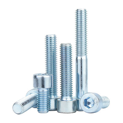 Tête cylindrique enduite de zinc mécanique DIN Standard Hexagon Hex Socket Allen
