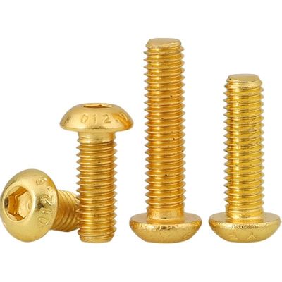 M5-M100 cuivre en laiton ISO7380 bouton hexagonale de prise de tête de sécurité bouchon de vis boulon pour l'industrie