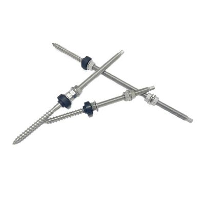 Plain Finition Roof en acier inoxydable monté boulon suspendu solaire pour un montage solide et stable