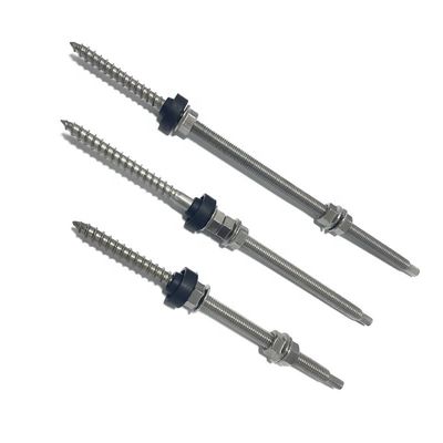 Plain Finition Roof en acier inoxydable monté boulon suspendu solaire pour un montage solide et stable