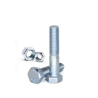 Vendez des boulons et des écrous hexagonaux galvanisés de qualité 8.8 longueur 10mm-500mm pour vos besoins