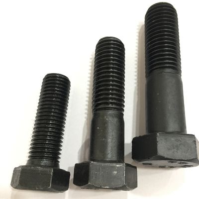 Pour les boulons métriques à haute résistance DIN 931/933 Boulons hexagonales et écrous Zinc 4.8/6.8/8.8/10.9/12.9