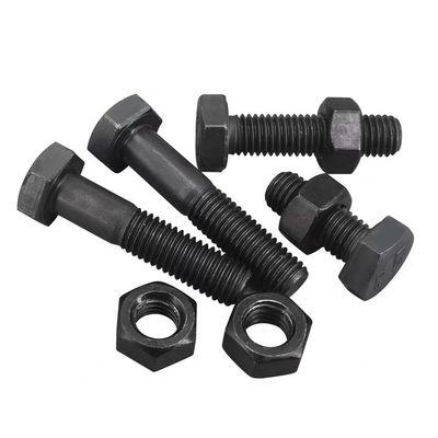 Pour les boulons métriques à haute résistance DIN 931/933 Boulons hexagonales et écrous Zinc 4.8/6.8/8.8/10.9/12.9