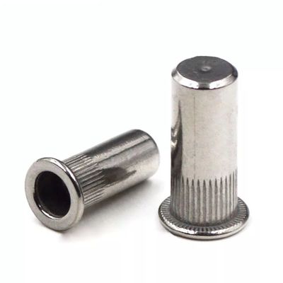 1-3.5 Noix de rivets en acier inoxydable en acier au carbone pour une fixation durable