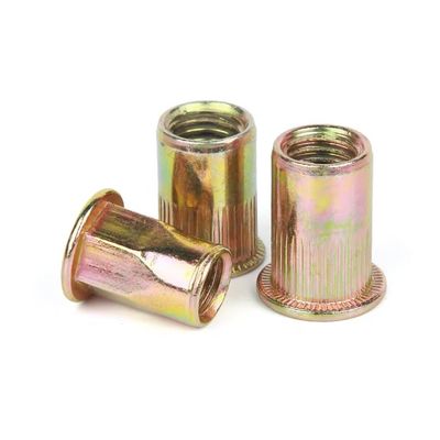 1-3.5 Noix de rivets en acier inoxydable en acier au carbone pour une fixation durable