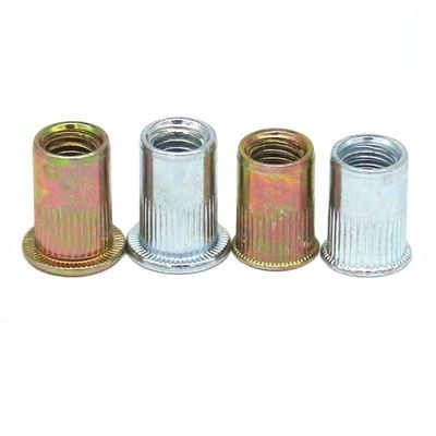 1-3.5 Noix de rivets en acier inoxydable en acier au carbone pour une fixation durable