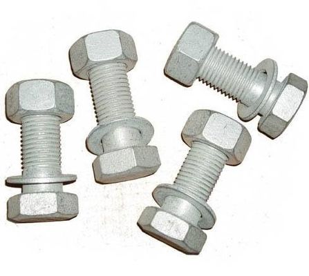 Boulons et écrous hexagénaires HDG haute résistance pour la construction lourde Longueur 20 mm-300 m