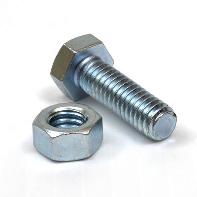 Certifié ISO9001 M2-M100 DIN931 DIN933 Boulons et écrous à tête hexagonale avec et certification