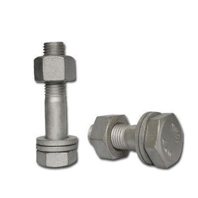 Certifié ISO9001 M2-M100 DIN931 DIN933 Boulons et écrous à tête hexagonale avec et certification