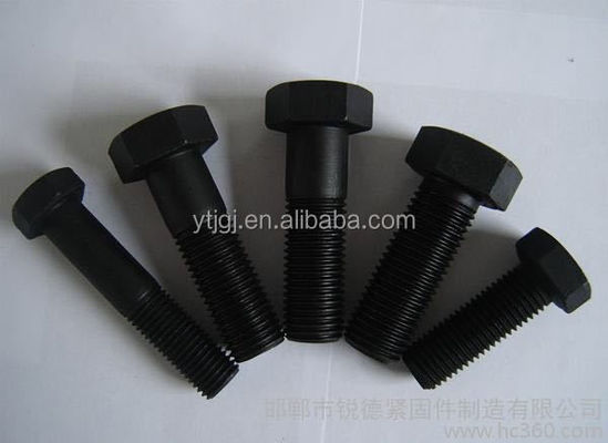 DIN933/931 Boulons hexagonaux avec écrous et rouleaux Grade 4.8/6.8/8.8/10.9 10mm-300mm