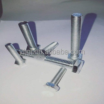 DIN933/931 Boulons hexagonaux avec écrous et rouleaux Grade 4.8/6.8/8.8/10.9 10mm-300mm