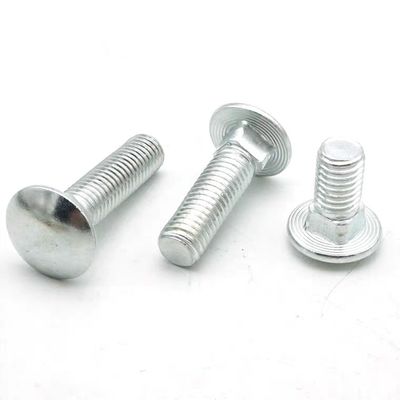 ISO9001 certifié ZINC Finition personnaliser boulon de chariot boulon DIN603 pour vos besoins