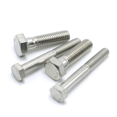 Boulons et écrous hexagénaires en acier inoxydable DIN933 SS304 A2-70 M6 M8 M10 M12 M16