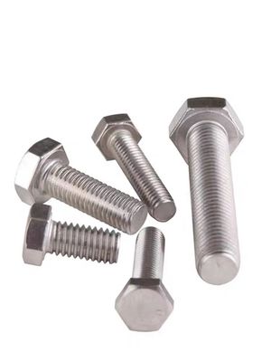Boulons et écrous hexagénaires en acier inoxydable DIN933 SS304 A2-70 M6 M8 M10 M12 M16