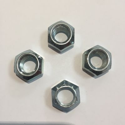 Finition en zinc jaune-chromatée M8 M10 M12 M16 Noix de verrouillage tout métal pour la norme DIN