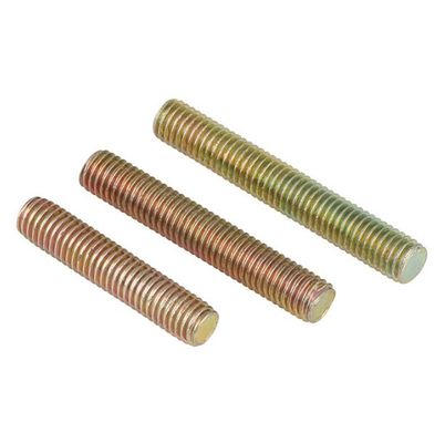 Grade de résistance élevée 4.8/6.8/8.8 Barre de fil avec finition en zinc et certification ISO9001