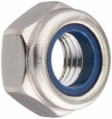 DIN985 DIN982 Galvanisé M8 M10 M12 Nylon Insert Lock Nut Finition métrique à l'oxyde noir
