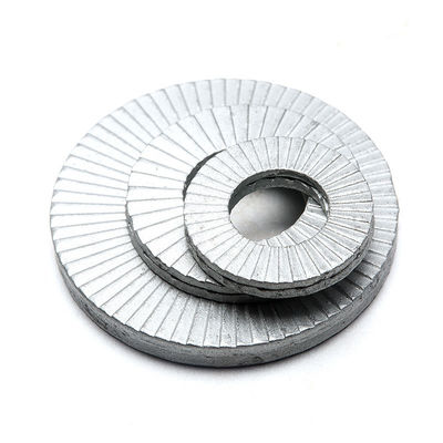 M3-M130 Laveuse en acier inoxydable à double pliage auto-verrouillée à fermeture à clef à clef DIN25201