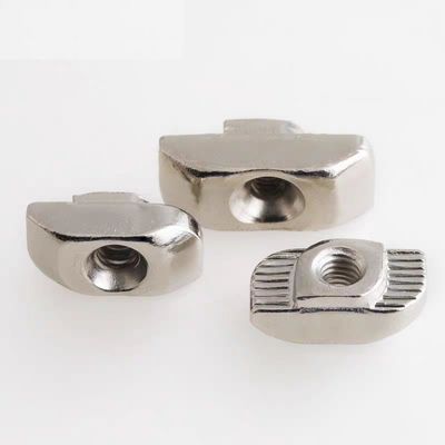 Noix de profilé en aluminium à fente en T avec système de mesure à la demande et marteau coulissant Tee