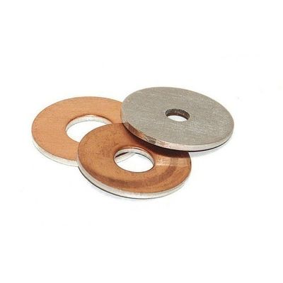 Laveuse bimetallique à style plat pour pièces métalliques en aluminium en laiton en cuivre en carbone
