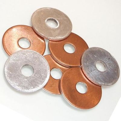 Laveuse bimetallique à style plat pour pièces métalliques en aluminium en laiton en cuivre en carbone