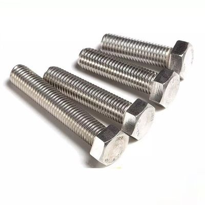 Boulons et écrous en acier inoxydable à hexagone avec laveuses en A2 70 Longueur de finition 10 mm-300 mm