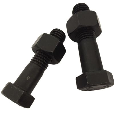 DIN933/931 Grade 8.8 10.9 12.9 Boulons et écrous hexagonais noirs avec certificat ISO9001 2008