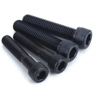 ISO9001 2015 certifié Finition noire Cap de tête à prise hexagonale DIN912 10,9 Grade Allen Bolt