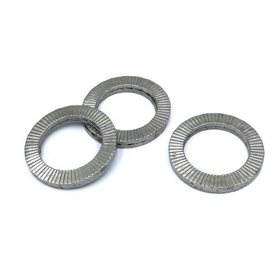 Laveuse en acier inoxydable standard DIN à double double empilage à verrouillage automatique avec finition en zinc