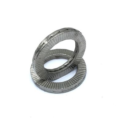 Laveuse en acier inoxydable standard DIN à double double empilage à verrouillage automatique avec finition en zinc