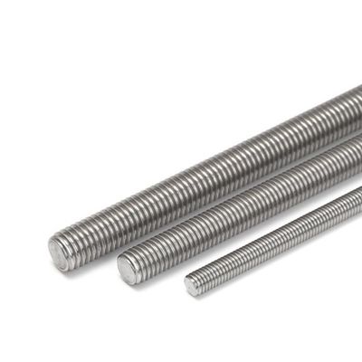 304 316 Boulure à double tête en acier inoxydable DIN975 Full Tooth Stud avec finition simple