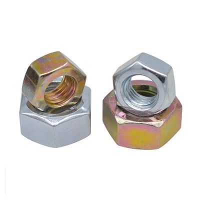 Noix hexagonales galvanisées métriques simples DIN934 pour les applications industrielles