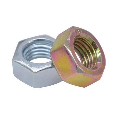 Noix hexagonales galvanisées métriques simples DIN934 pour les applications industrielles