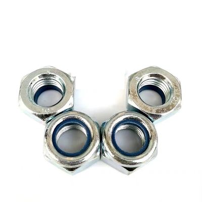 Noix de verrouillage en nylon de type DIN985 pour les applications de fixation dans l'industrie lourde