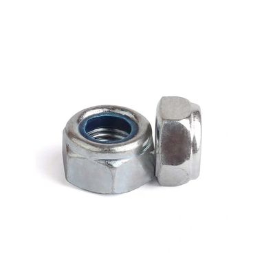 Noix de verrouillage en nylon de type DIN985 pour les applications de fixation dans l'industrie lourde