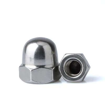M6 Noix de capuche de flange à dôme La plus haute durée de paiement de l'industrie lourde T/T pour les capuchons de bout en acier inoxydable