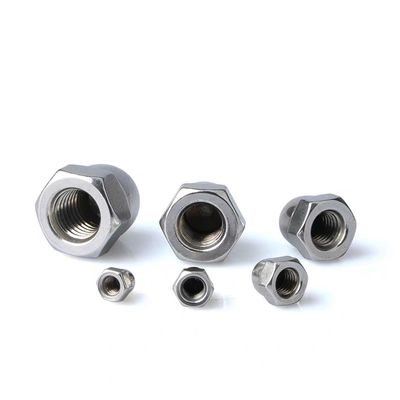 M6 Noix de capuche de flange à dôme La plus haute durée de paiement de l'industrie lourde T/T pour les capuchons de bout en acier inoxydable