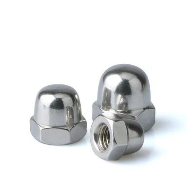 M6 Noix de capuche de flange à dôme La plus haute durée de paiement de l'industrie lourde T/T pour les capuchons de bout en acier inoxydable