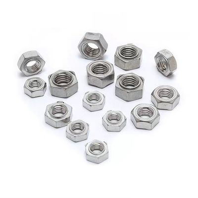 M3 M4 M6 M8 M10 Noix de soudure DIN929 certifiée ISO9001 2008 en acier inoxydable 304