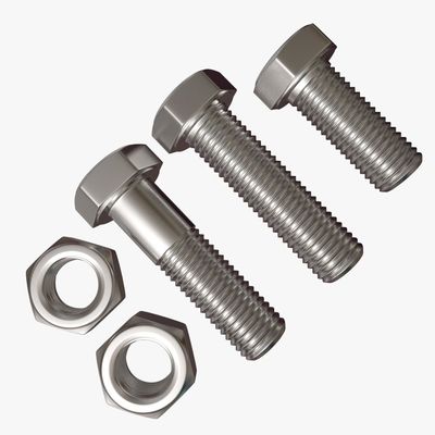 M30 Ensemble de boulons et écrous hexagénaires de haute traction de qualité 8.8 en acier au carbone/inoxydable