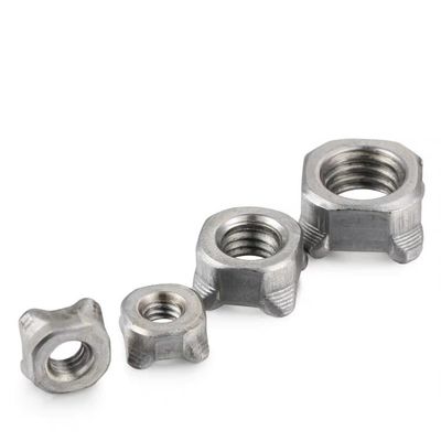 Mesure métrique DIN928 Noix de soudure à hexagone carré en acier inoxydable pour M3 M4 M6 M8 M10