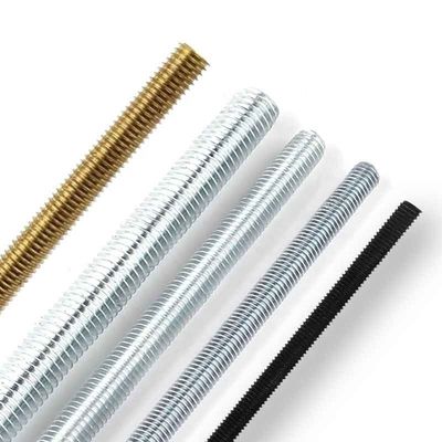 Acier inoxydable au carbone 304 316 A2 A4 Gr 4.8 8.8 Plain noir zinc plaqué HDG DIN975 DIN976