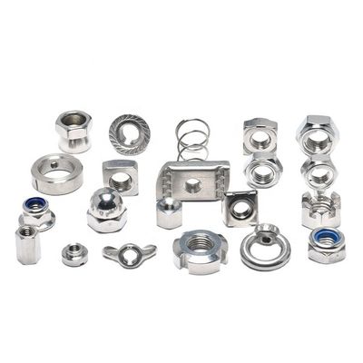 Finition galvanisée ZINC M36 écrousse hexagonale DIN934 pour pièces de machines industrielles