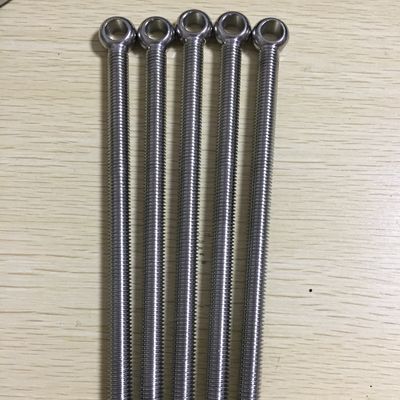 Boulons en acier inoxydable DIN444 UNI6058 Boulons pour les yeux 8.8 avec finition en zinc jaune et crochet