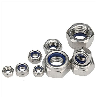 DIN 985 en grande quantité Hexagon Hex Black Nylon Lock Nut avec système de mesure métrique