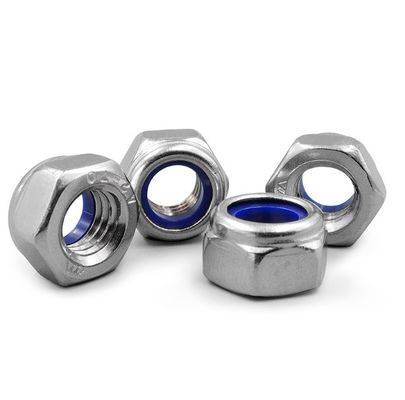 DIN 985 en grande quantité Hexagon Hex Black Nylon Lock Nut avec système de mesure métrique