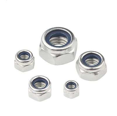 DIN 985 en grande quantité Hexagon Hex Black Nylon Lock Nut avec système de mesure métrique