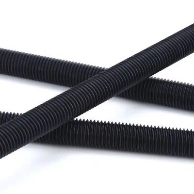 Acier au carbone oxyde noir direct simple DIN938 boulons de fer à plomb vis avec finition en zinc