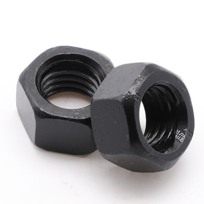 Oxyde noir certifié ISO9001 M2-M30 Noix hexagonale DIN934 Noix et boulon pour la construction