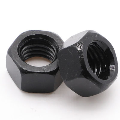 Oxyde noir certifié ISO9001 M2-M30 Noix hexagonale DIN934 Noix et boulon pour la construction